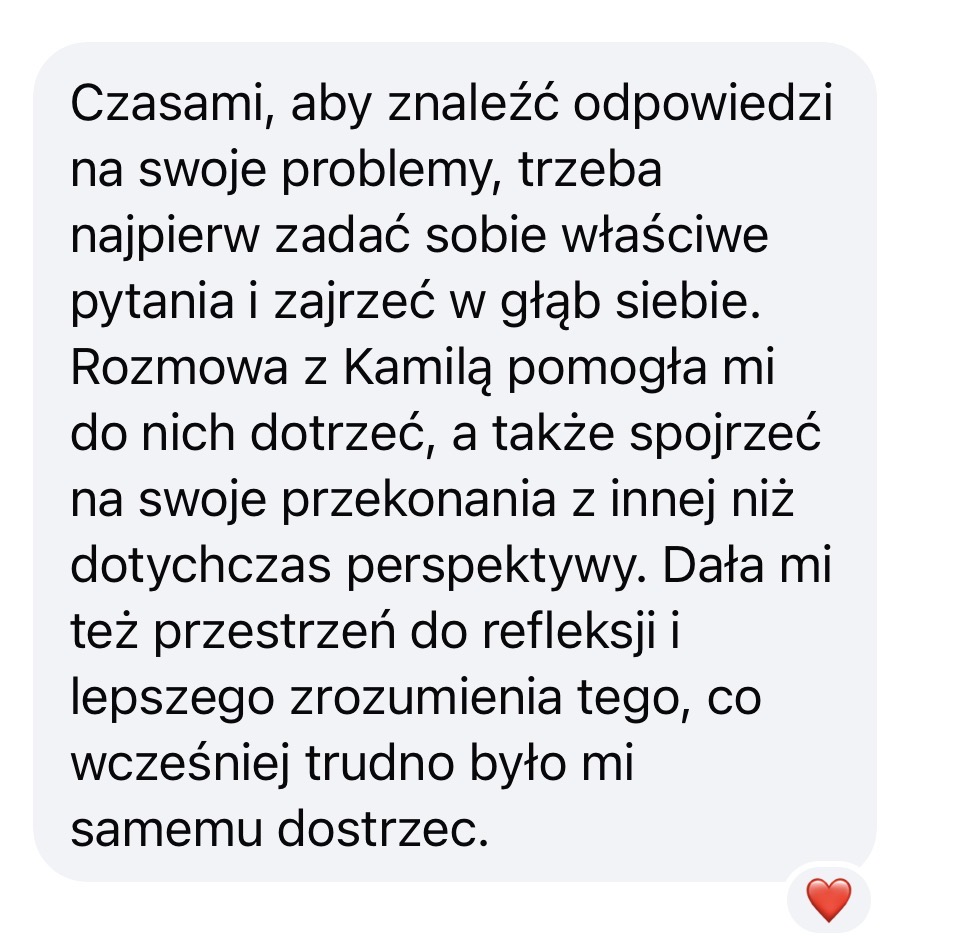 Opinia uczestnika rozmowy